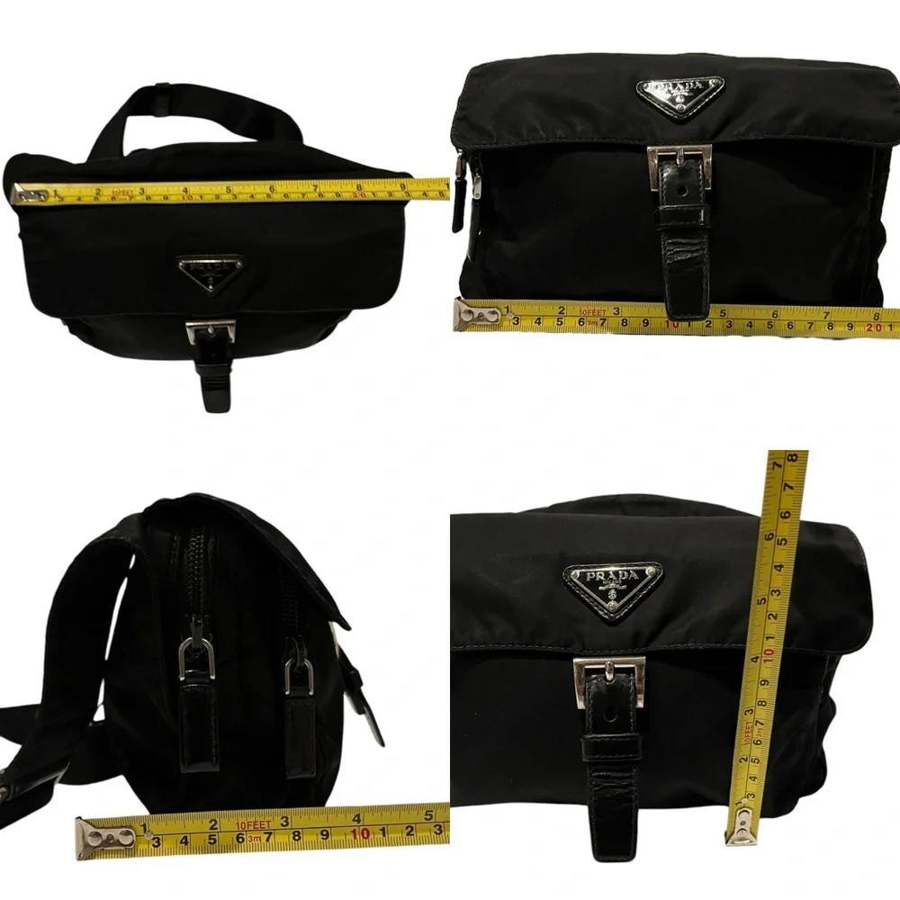 Prada Black Nylon Crossbody Belt Bag - EUC - Picture 13 of 14